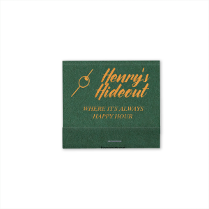 Martini Pick Where It's Always Happy Hour Matchbox