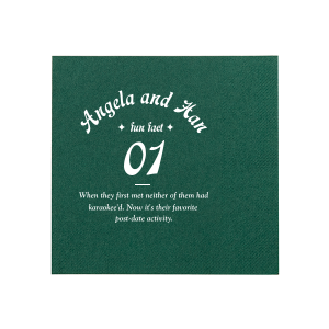 Retro Fun fact Napkin