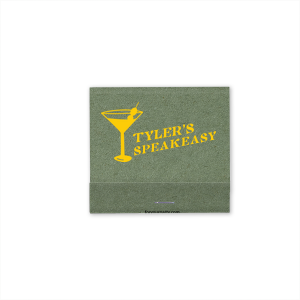 Retro Martini Speakeasy Matchbook