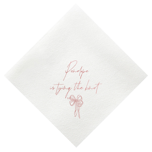Bridal Bow Bliss Napkin