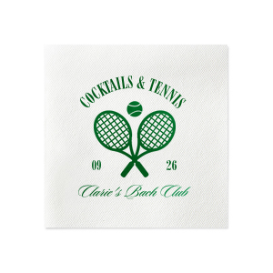 Cocktails & Tennis Napkin
