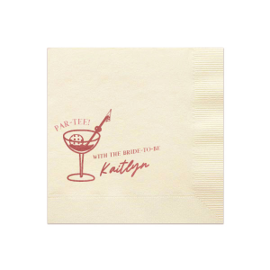 Par-Tee Bridal Shower Napkin