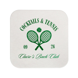 Cocktails & Tennis Coaster