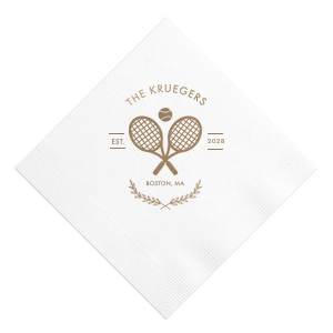 Family Name Tennis Napkin