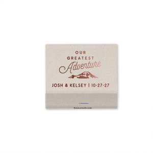 Our Greatest Adventure Matchbook