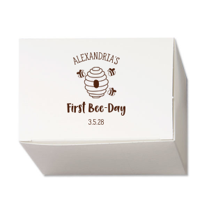 First Bee-Day Birthday Cake Box