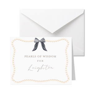 Pearls and Prosecco Full Color Note Card