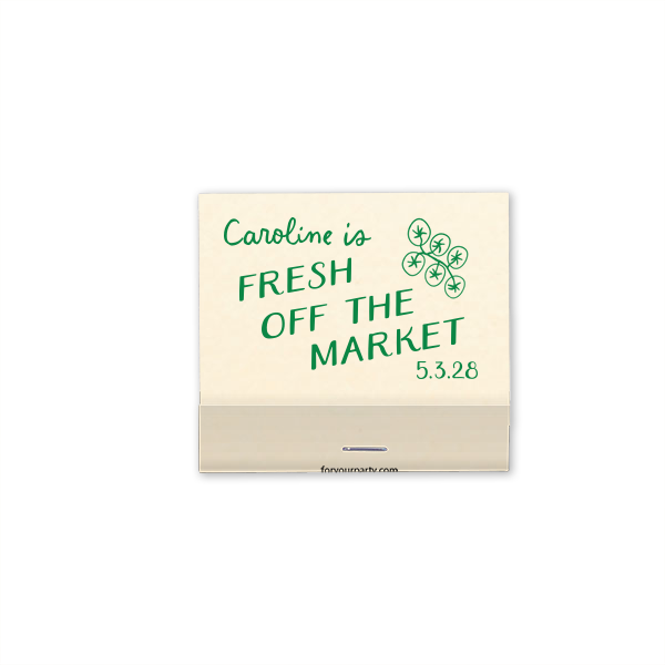 Fresh Off The Market Bachelorette Matchbook