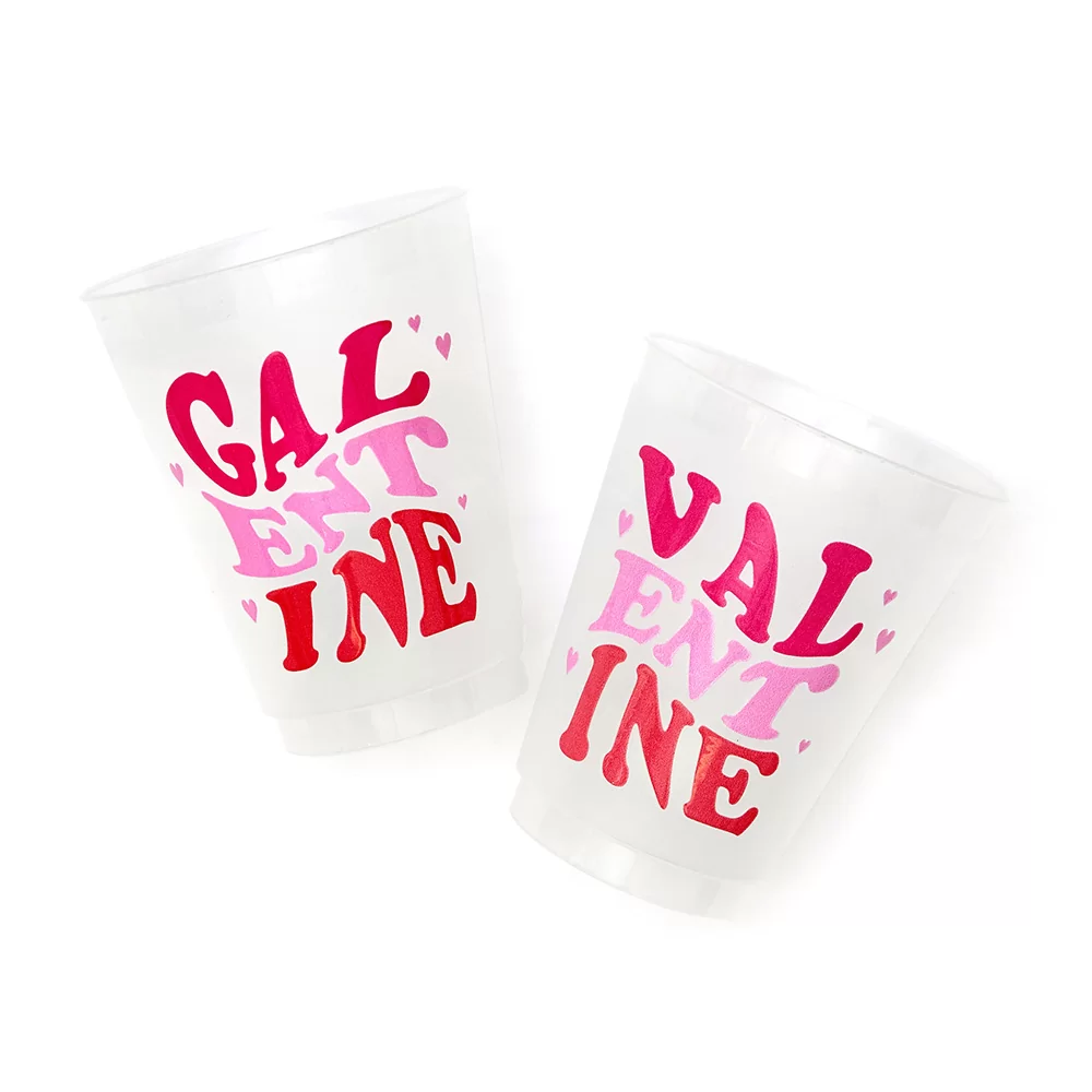 Galentine Valentine Party Cups - Pack of 12