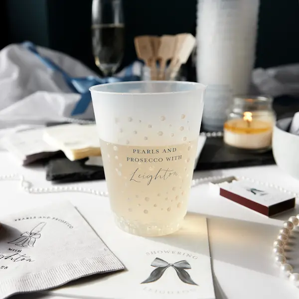 Pearls and Prosecco Cup