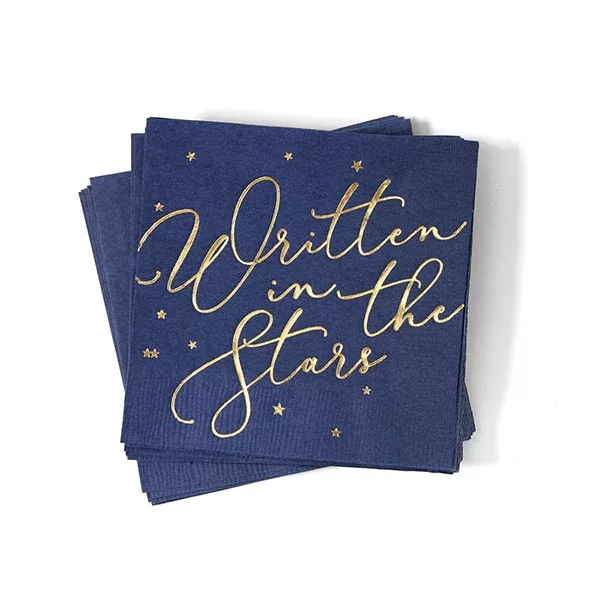 Written in the Stars Cocktail Napkins - 20 or 50 Pack